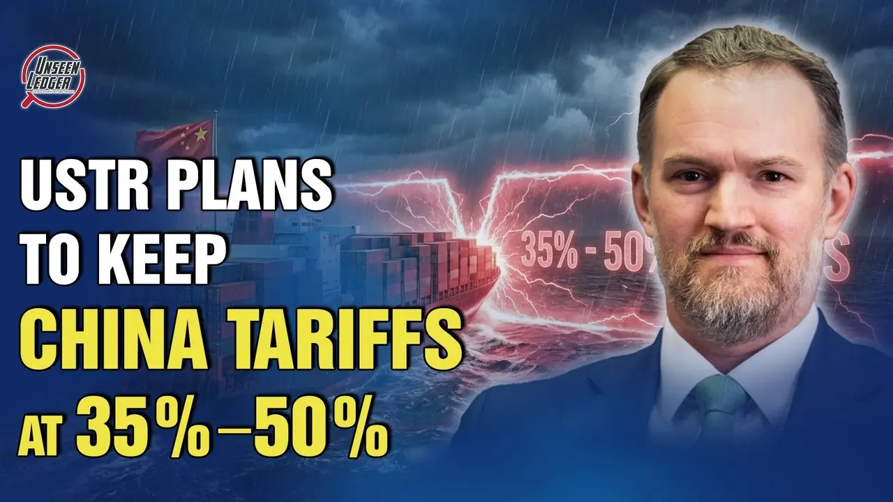 USTR PLANS TO KEEP CHINA TARIFFS AT 35%–50%