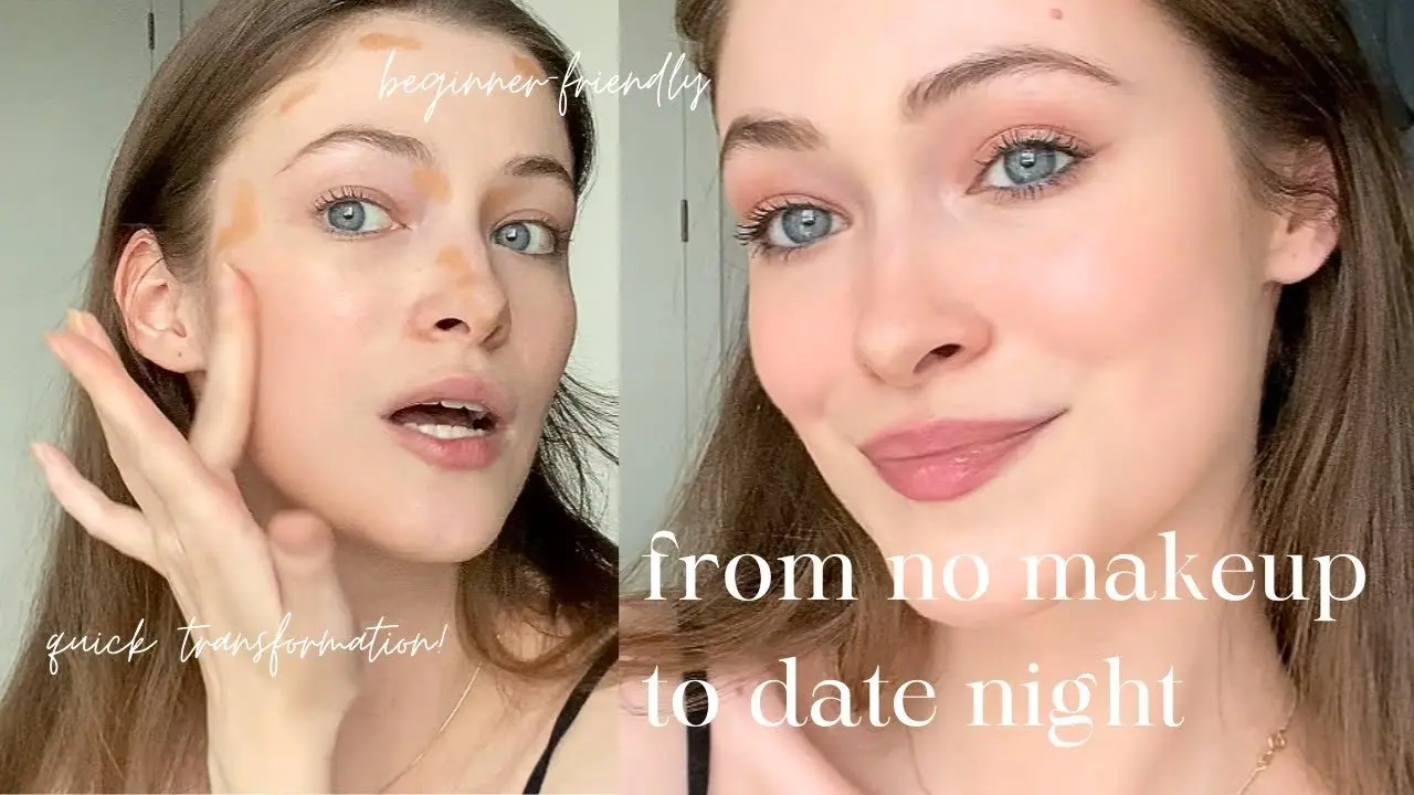 Daily to Date Night_ Effortless No Makeup Makeup to Date Night Makeup Transformation.