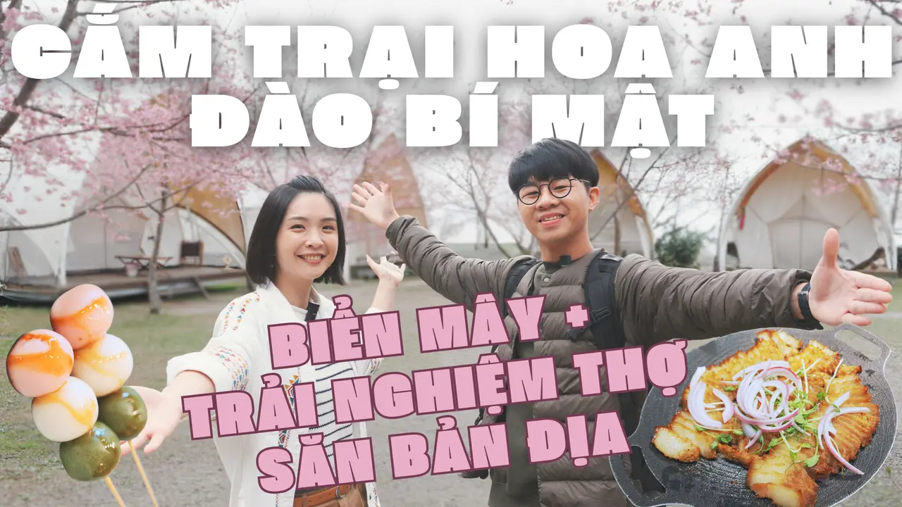 Cắm trại ngắm hoa anh đào ở Hsinchu｜Thiên đường bí ẩn trên biển mây & trải nghiệm văn hóa Atayal