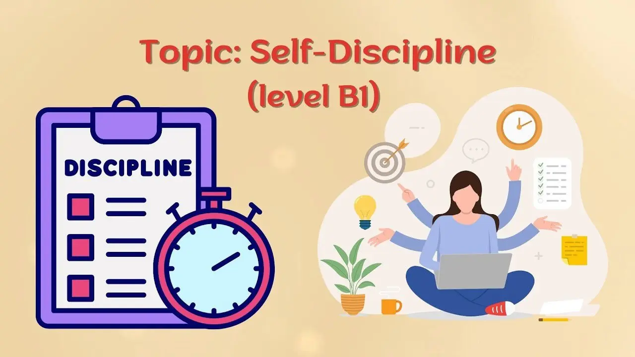 English shadowing | Self-Discipline | Level B1 | How to improve English