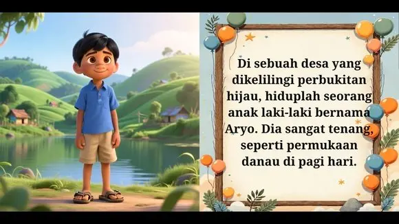 ARYO : HATINYA SETENANG DANAU DI PAGI HARI