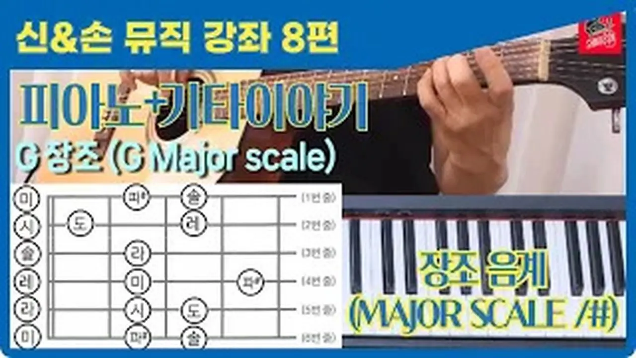 장조 스케일이 뭐야? (기타 & 피아노) _ Shin & Son Music