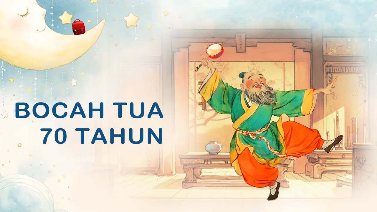 70 thn bertingkah bocah? Kisah anak berbakti berpakaian warna-warni untuk menghibur ayah ibu【🌙 bulan sudah tertidur】