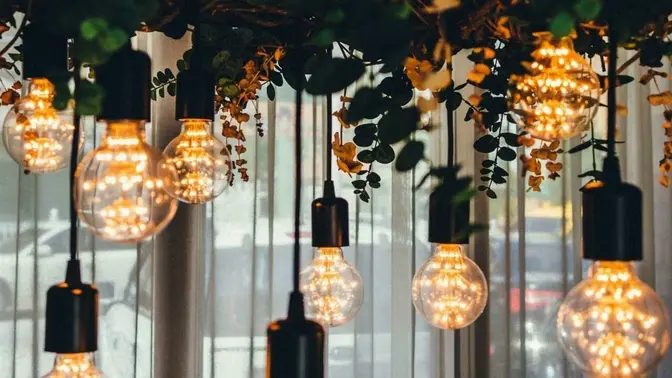 Elegant decorative lights enhancing home and office interiors with style and ambiance