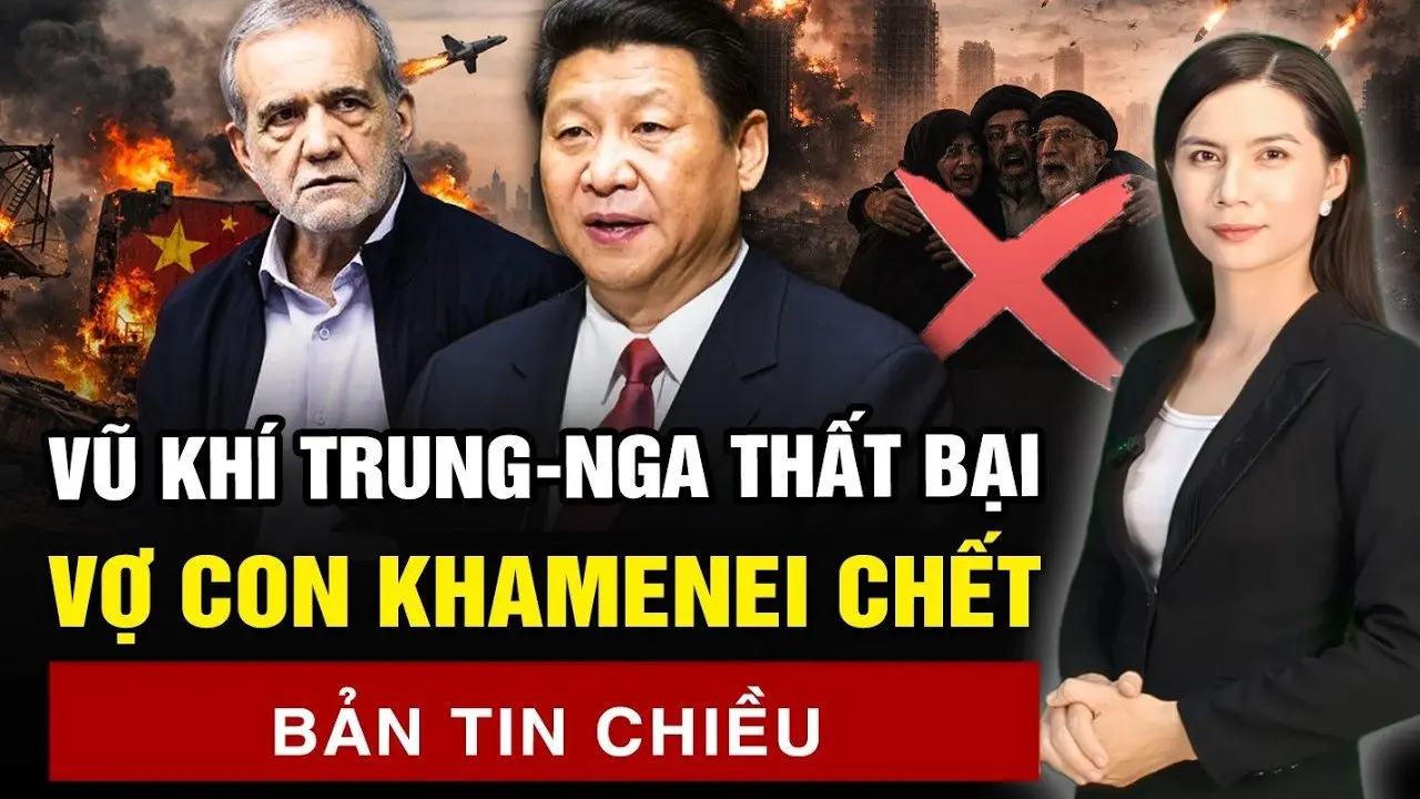 Cả gia đình lãnh tụ tối cao Khamenei tử vong Bắc Kinh lo điều tương tự xảy ra với mình