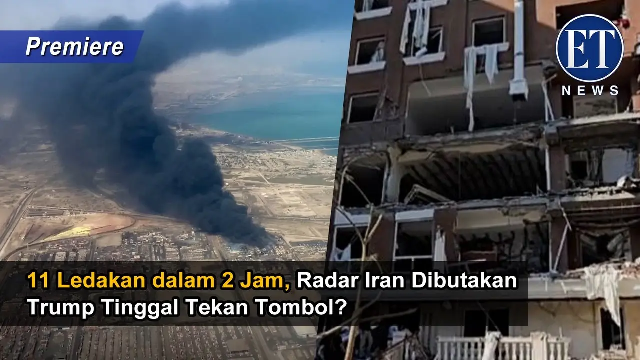 11 Ledakan dalam 2 Jam, Radar Iran Dibutakan—Trump Tinggal Tekan Tombol?
