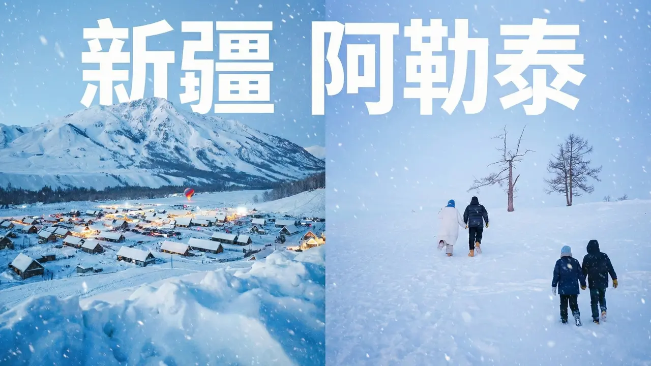 這不是電影，是冬天的阿勒泰｜新疆 Vlog