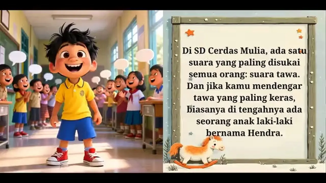 HENDRA : HUMORNYA SELALU MEMBUAT SUASANA CERIA