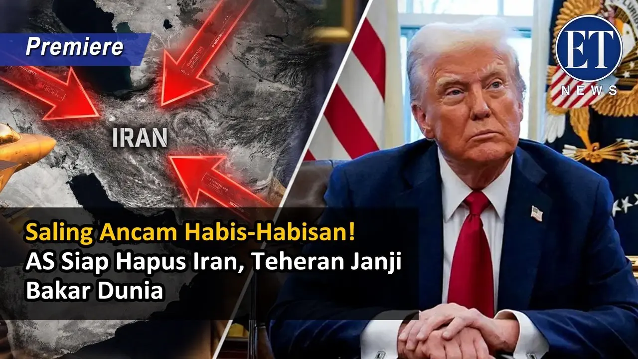 Saling Ancam Habis-Habisan! AS Siap Hapus Iran, Teheran Janji Bakar Dunia