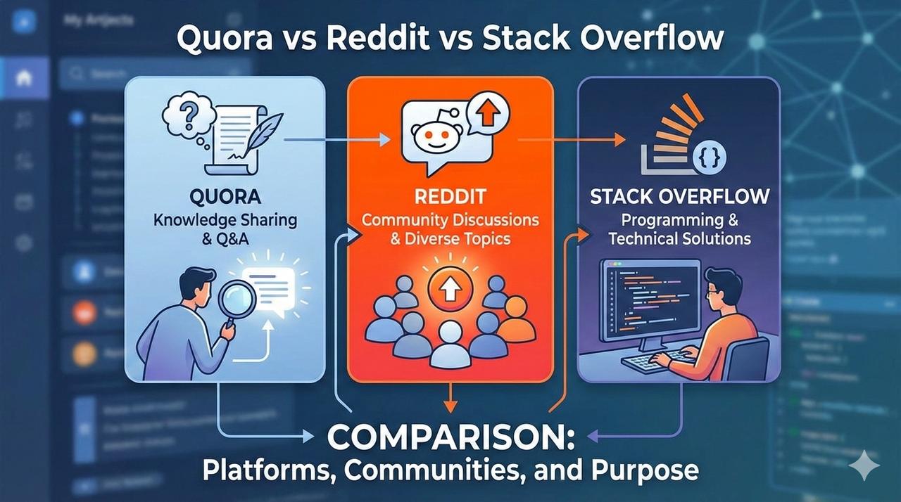 Quora vs Reddit vs Stack Overflow: Which Platform Is Best for Learning? | Articles | BloggerAsk | Gan Jing World - Technology for Humanity | Video & Movie Streaming
