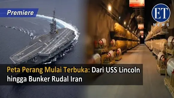 Peta Perang Mulai Terbuka: Dari USS Lincoln hingga Bunker Rudal Iran